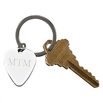 Guitar pick shaped key chain - Item # 13279