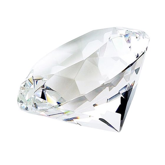 Diamond shape paperweight - Item # 6037