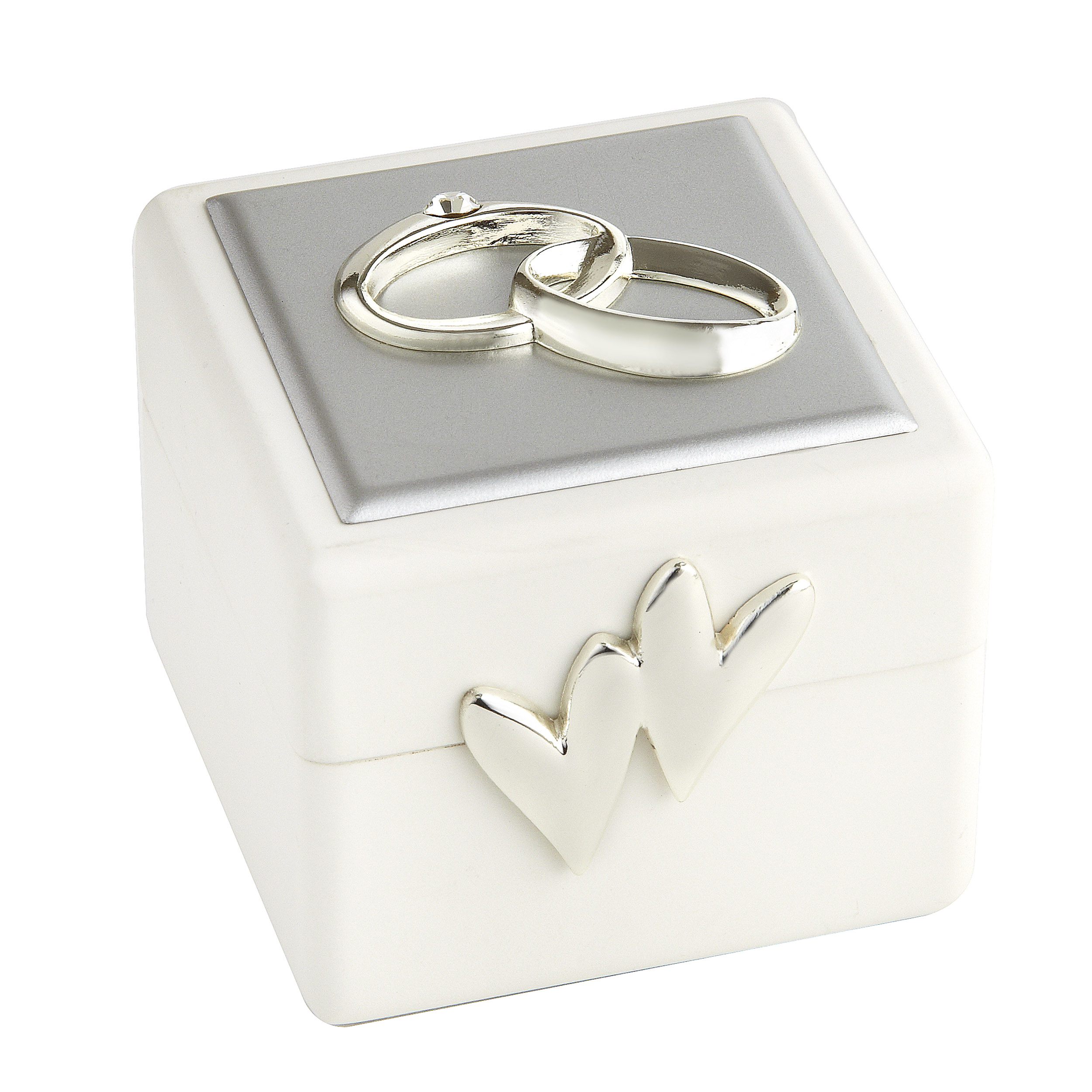 Wedding ring box, double rings - Item # 6653