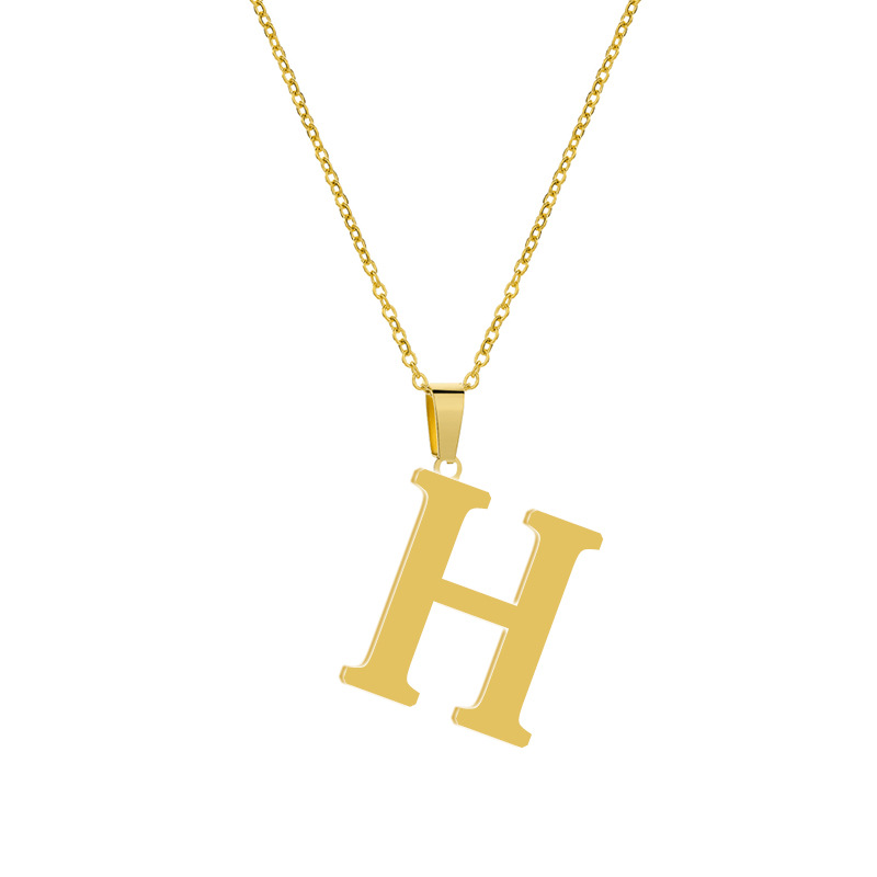 Initial h necklace - Item # 17486