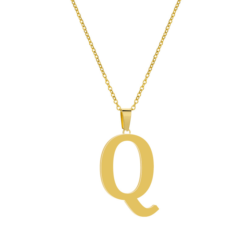 Initial q necklace - Item # 17494