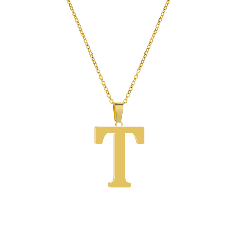 Initial t necklace - Item # 17497