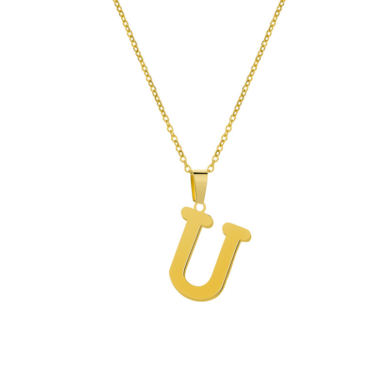 Initial u necklace - Item # 17498